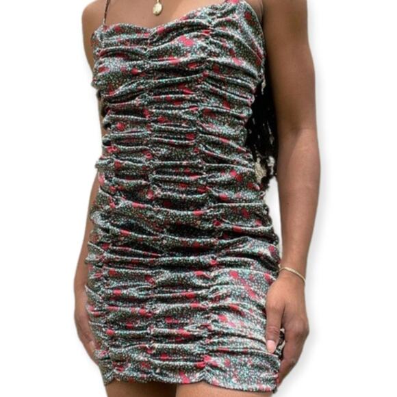- Urban Outfitters Scrunched Mini Dress - Picture 2 of 6